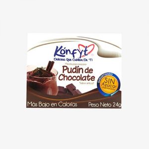 Pudín de chocolate sin azúcar
