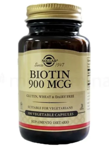Biotin 900 MCG X 100 veg caps Solgar
