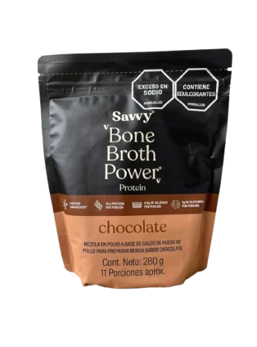 Bone broth chocolate 280g Savvy
