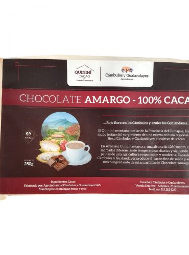 quininí cacao 100%