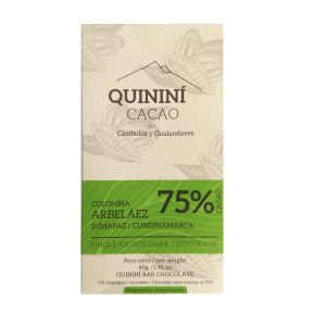 quininí cacao 75% 40g