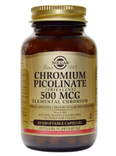 Chromium Picolinate 500 MCG X 60 Veg Caps