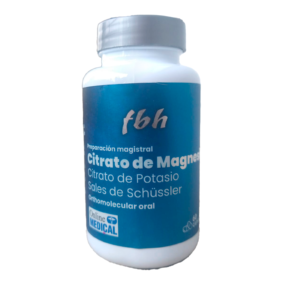 Citrato de Magnesio Azul x 60 cap FBH con citrato de potasio