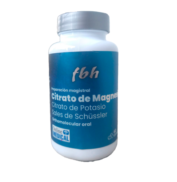 Citrato de Magnesio Azul x 60 cap FBH con citrato de potasio