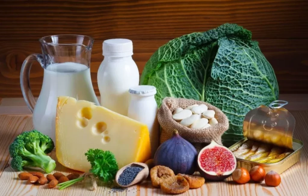 Fuentes de calcio en alimentos