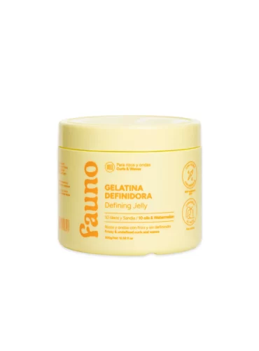 gelatina definidora de rizos