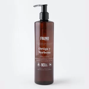 jabon dos en uno cuerpo y facial fauno