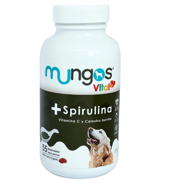 Spirulina, Vitamina C y Calostro.