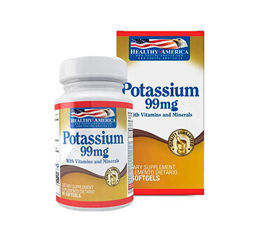 Potassium Healthy America 99mg 60 Softgels