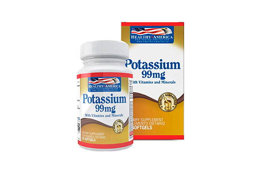 Potassium Healthy America 99mg 60 Softgels