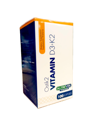 Ostik2 Vitamin D3 K2 100 softgels Nutrivita