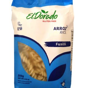 Pasta de arroz fusilli 250g El Dorado