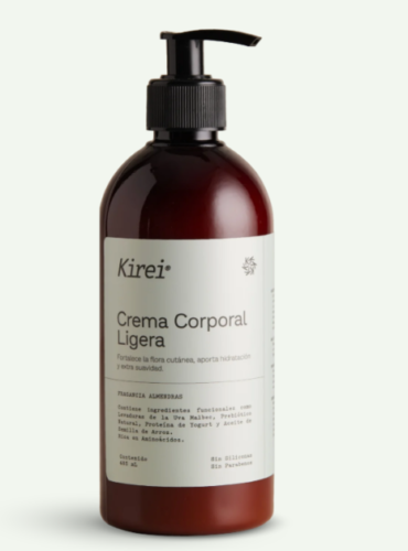 Crema corporal ligera.