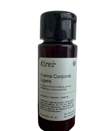 Crema corporal ligera.