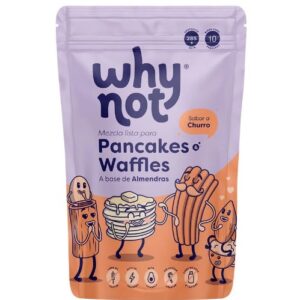Mezcla para pancakes & Waffles sabor churro a base de Almendra Why Not