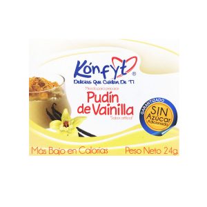 Pudín de vainilla sin azúcar