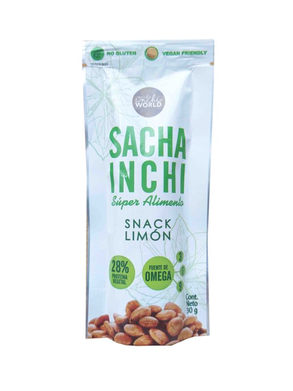 Snack de Sacha inchi Limón 30g InchiWorld
