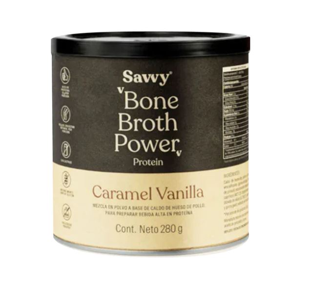 Bone Broth Power Caramel Vainilla Mini Savvy