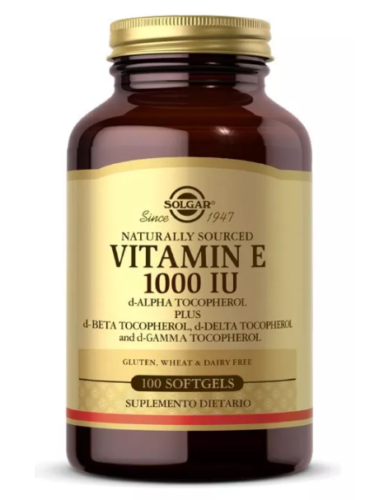 Vitamina E 1000 IU x 100 Softgels Solgar