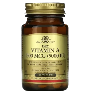 Vitamina A 5000 UI Solgar