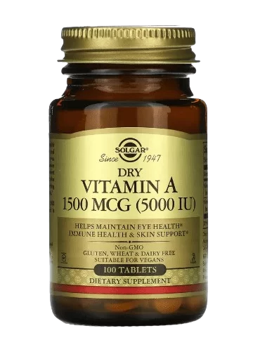 Vitamina A 5000 UI Solgar